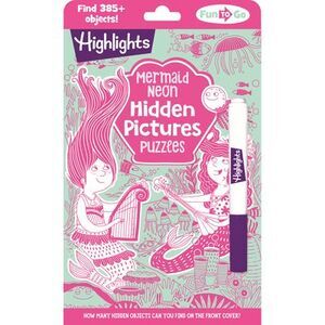 Mermaid Neon Hidden Pictures Puzzles -- Highlights